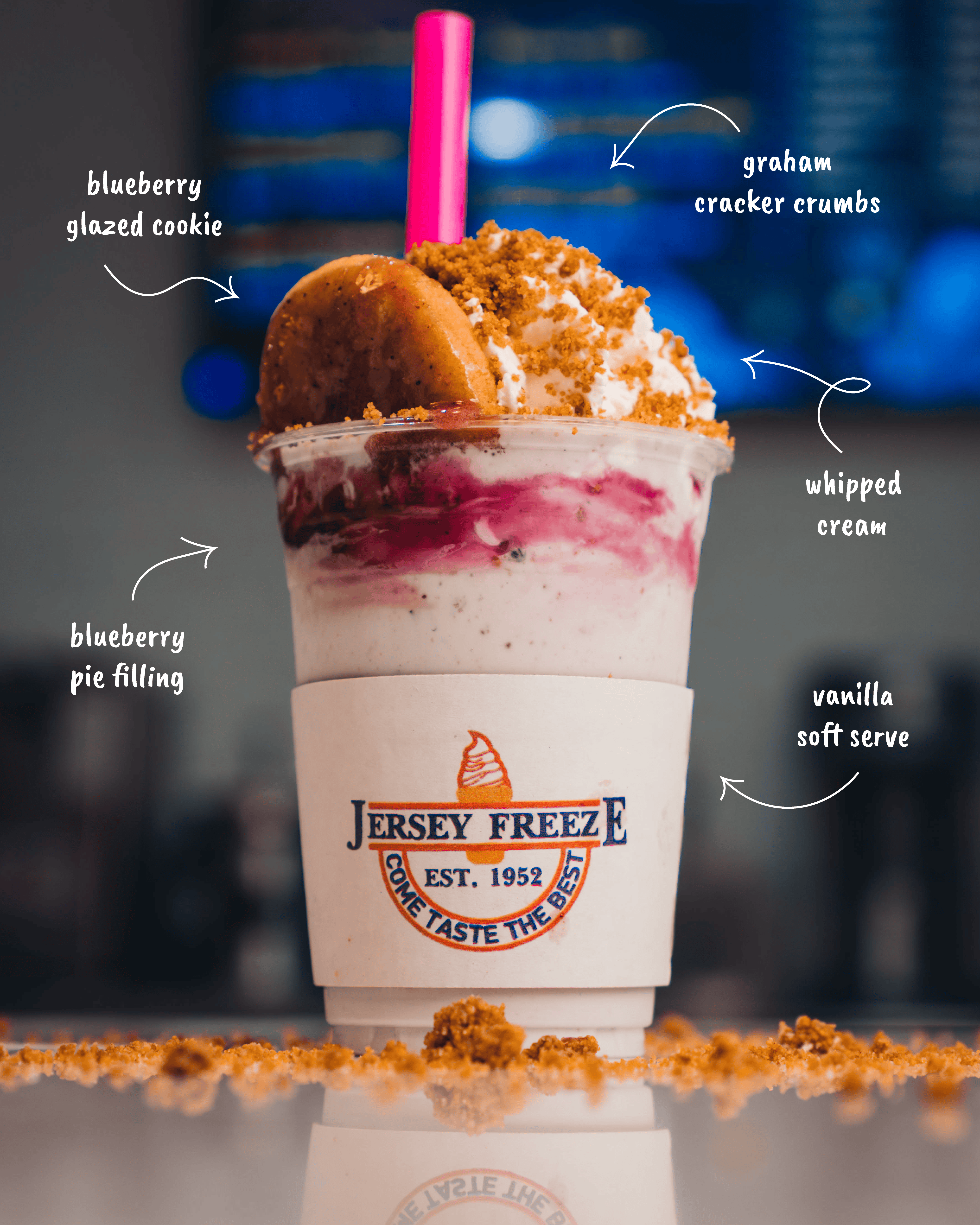 Blueberry Crumb Shake 